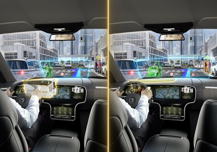 ​Новейшая технология дополненной реальности для Head-Up дисплеев от компании Continental