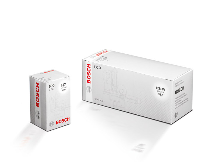 Bosch представляет новую серию автомобильных ламп Bosch ECO
