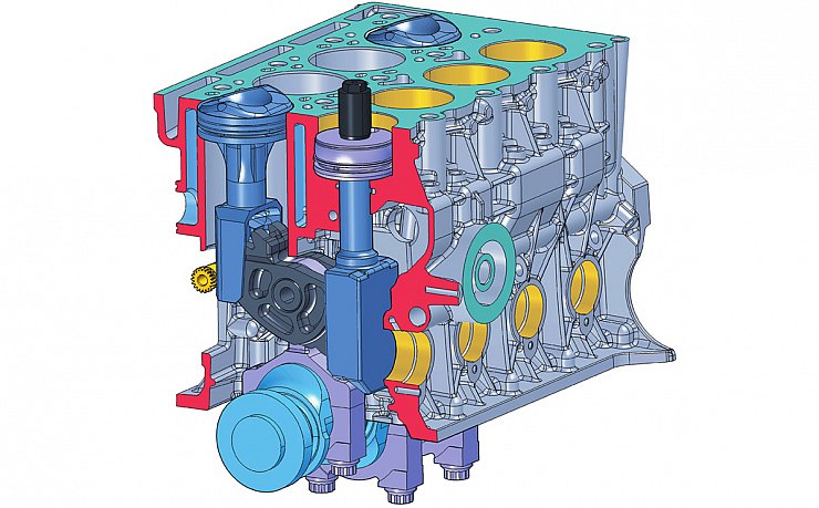 
В системе MCE-5 в качестве исполнительных механизмов использованы мощные гидравлические домкраты. Из-за этого двигатель наберет вес и прибавит в размерах.