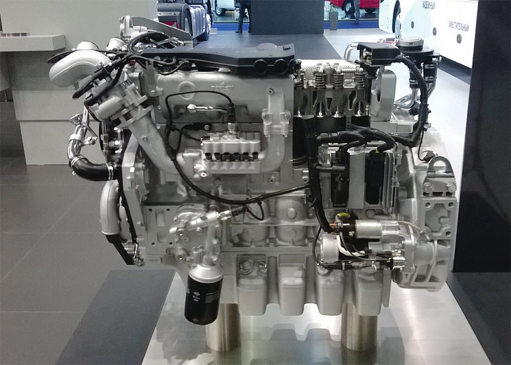 Газовый двигатель MAN E0836 LOH01 EEV, представленный на выставке КОМТРАНС 2015