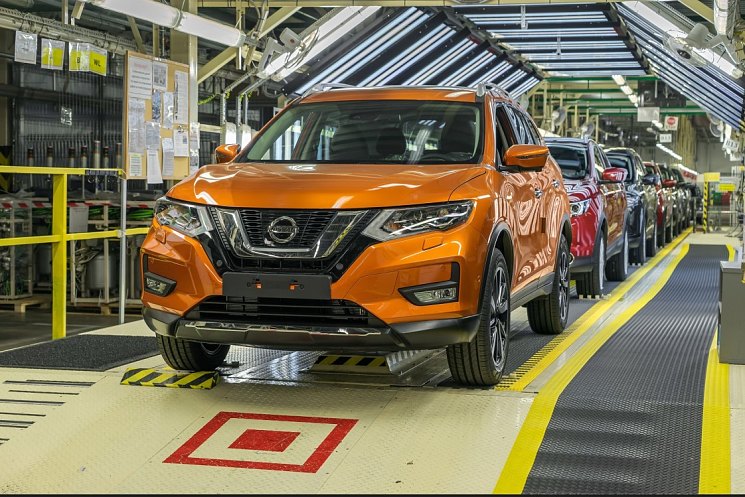 Завод Nissan в Санкт-Петербурге готовится к запуску обновленного Nissan X-Trail