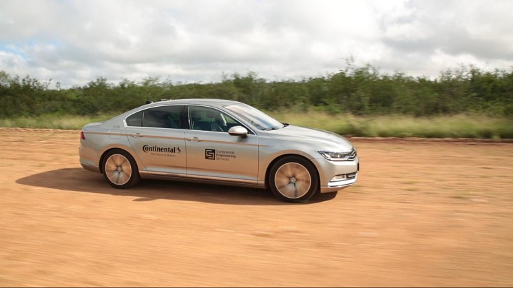 Continental впервые проводит испытание шин при помощи беспилотных автомобилей