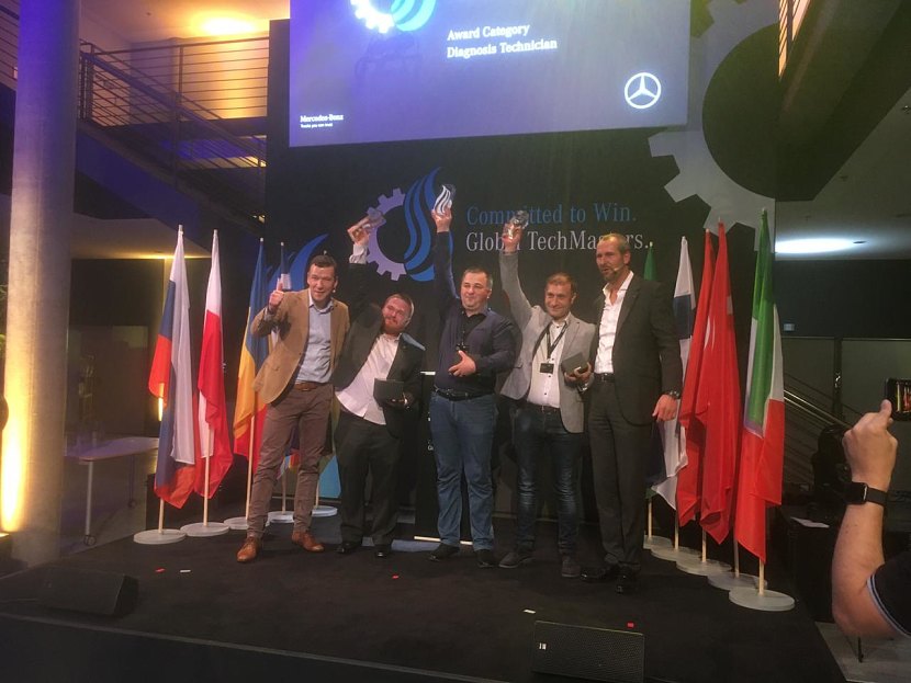 ​Диагност команды из России занял второе место на международном турнире Global TechMasters, Daimler AG